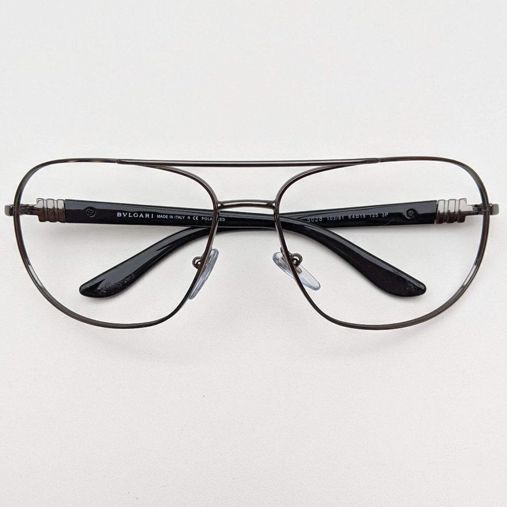 🕶️Frame Only! Bvlgari 5028 Aviator Sunglasses 64/15 125 /KAD450🕶️